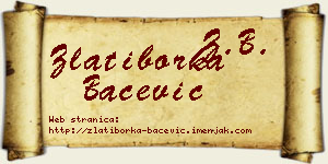 Zlatiborka Bačević vizit kartica
